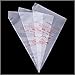 Piping Pastry Bag Pack of 100 Plastic Disposable Cream Pastry Bag Cake Icing Sugarcraft Cupcake Piping Decorating Tool For Baking Supplies (Medium 12''X11.8''X7.8'')