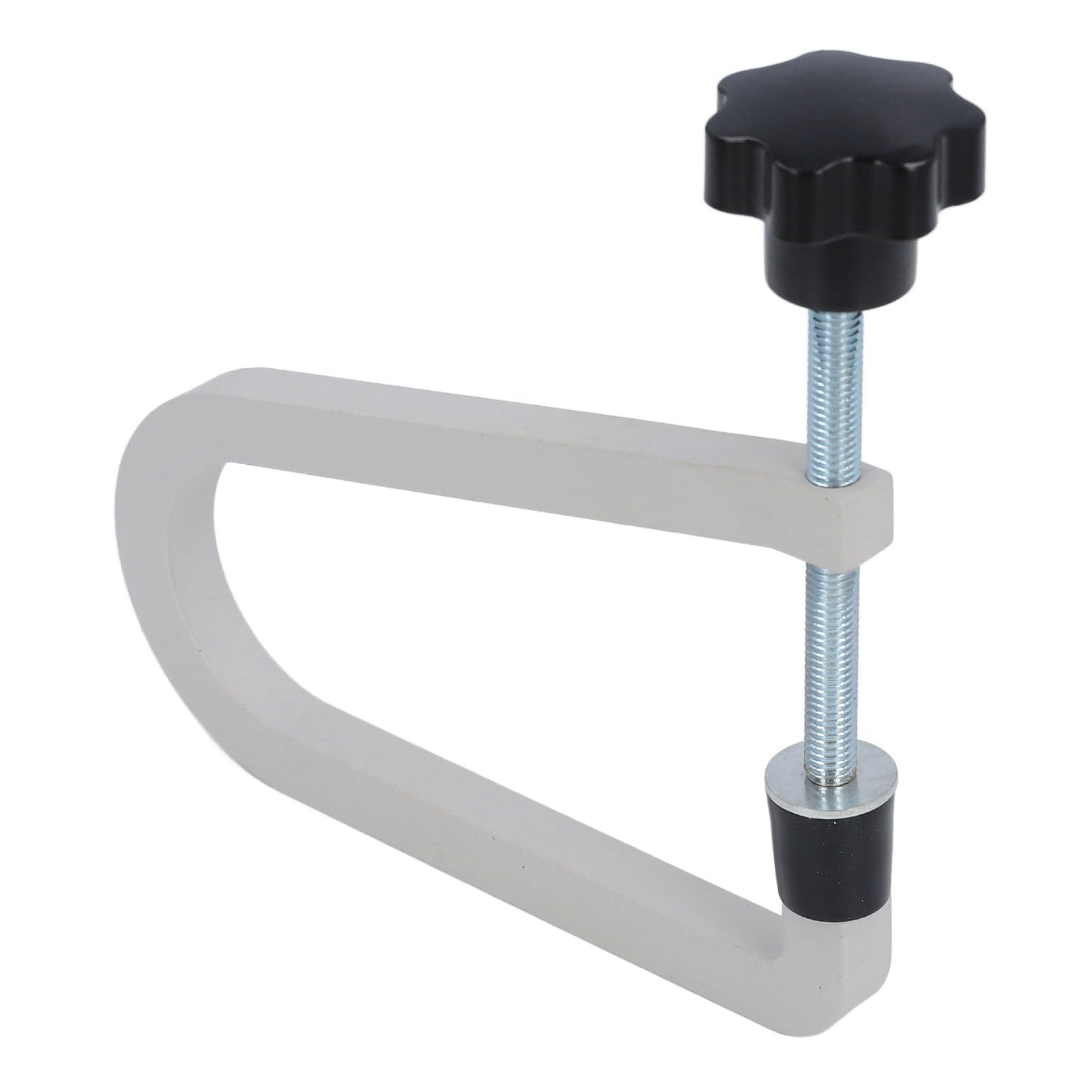 C Clamp Set Guitar Bridge Clamp, Cast Steel U Clamp with Cork Gasket and L-Wrench for Acoustic Folk Guitars (R258 Gray)