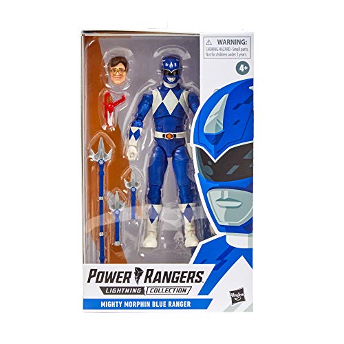 Power Rangers Lightning Collection Mighty Morphin Blue Ranger 15,2 cm Premium Sammelfigur Actionfigur Spielzeug mit… – Bild 3