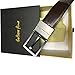 beltox fine Men's Dress Belt Leather Reversible 1.25