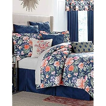 Amazon Com Biltmore Cornelia King Comforter Set Navy Color Home