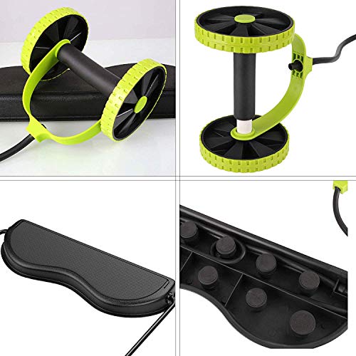 image for FamYun New Sport Core Double AB Roller Wheel Fitness Abdominal Exercis