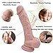 Bigbanana 8 Inches Liquid Silicone Dildo with Realistic Penis Suction Cup, 1.2 Pound