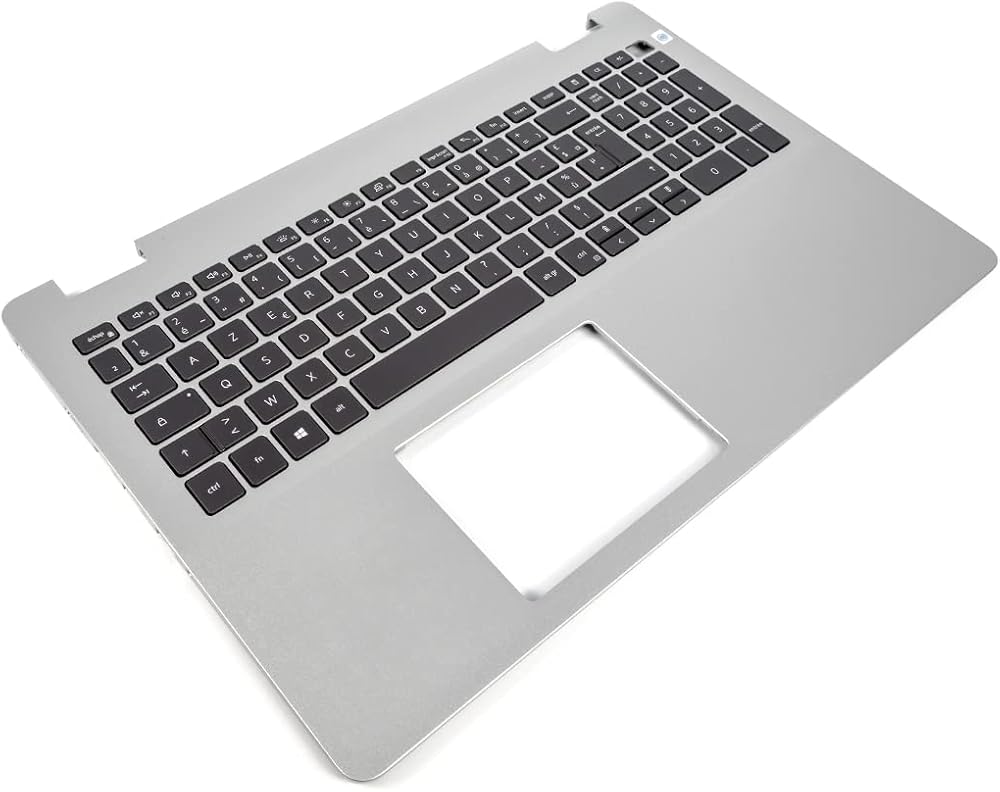 Dell Inspiron 3501 3502 3505 Silver Palmrest French Keyboard 064D8T Renewed