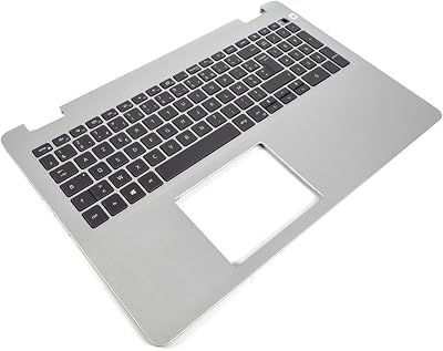 Dell Inspiron 3501 3502 3505 Silver Palmrest French Keyboard 064D8T Renewed