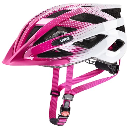 uvex air Wing - Leichter Fahrradhelm für Damen und Herren - individuelle Größenanpassung - pink-White - 56-60 cm