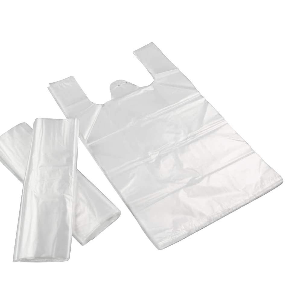 300 Pcs Strong Transparent Carrier Bags Vest, New Material Three Sizes 5.9 * 10.3in, 7 * 11.5in, 10.3 * 16.5in Meet Multiple Needs