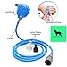 Doggy Goods - Pet Bathing Hand Brush, Indoor/Outdoor Use - Easy to Wash and Massage Pet While Using Both Hands - 8ft Hose
