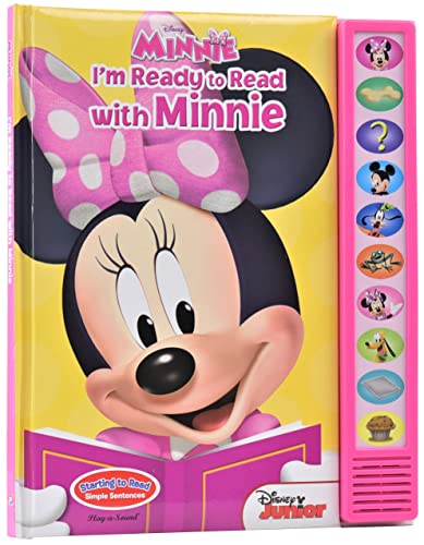 Disney Minnie Mouse - I'm Ready to Read with Minnie Interactive Read-Along Sound Book - Great for Early Readers - PI Kids