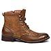 Polar Fox Jonah MPX808567 Mens Casual Wing Tip Perforated High-Top Brogue Boots – Brown, Size 11