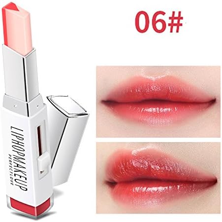 Fuhaoo Two-tone Tint Lip Bar Long Lasting Lipstick Lip Balm 2g - 8 Color Choose (#6)
