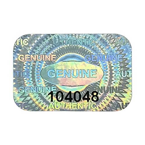 Authenticity Holo Sticker 500 pcs Tamper Proof Hologram Stickers Silver High Security Tamper ...