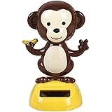 thumbnail image 2 of Bobblehead Dashboard Decor Solar Dancing Monkey Toy - For Car & Office Desk Solar Powered Desk Toy 2 of 12