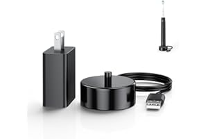 SGEOYPIL Replacement Charger Base Compatible with Philips Sonicare 5500 5300 4100 3100 2100 1100 Series Rechargeable Electric Toothbrush HX3681 Power Brush USB Waterproof Charging Base Power Cord - Black