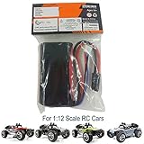 AHAHOO Rechargeable Battery 7.4V 1500mAh High Capacity Battery Pack for AHAHDD 1:12 Scale RC Cars 35MPH+ High Speed Off-Road Remote Control Vehicle 2.4Ghz Radio Controlled