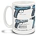 Cuppa Second Amendment Rights 15-Ounce Coffee Mug with CZ75's