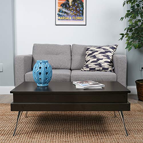 IN THE MIX Koryo Espresso LiftTop Rectangular Coffee Table Pricepulse