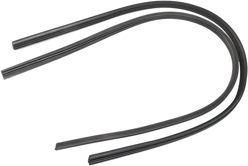 Homyl 2 Pieces Car Frameless Windshield Wiper Blade Refills Rubber Strips, Universal Replacement for All Season (26 Inches)