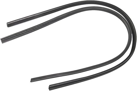 Amazon ノーブランド品 メカニック 修理 汎用 ワイパー 交換 換え ゴム ワイパーゴム ストリップ幅6mm 長さ71cm 2本 ワイパーゴム 車 バイク
