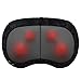 Gideon Shiatsu Deep Kneading Massage Pillow with Soothing Heat + Vibration/Four 3D Deep Penetrating Massaging Nodes + Multiple Vibration Points/Massage, Sooth and Relax Neck, Shoulder & Back