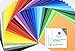 Bright Idea Permanent Vinyl Sheets - 70 Pack 12”x12” | Adhesive Vinyl Sheets, Assorted Colors (Glossy, Matte, Metallic) Permanent Vinyl Bundle Pack for Crafters - Vinyl for Cricut and Silhouette