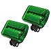 Personal Flashing Safety Light with Belt Clip (Set of 2) - up to 100 hours - Water Resistant