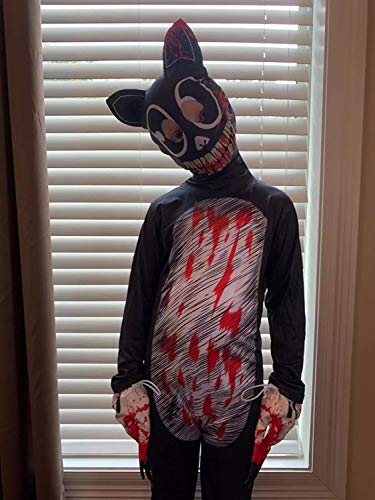Scary Cartoon Cat Halloween Costume Kids Boy Honor Monster Character