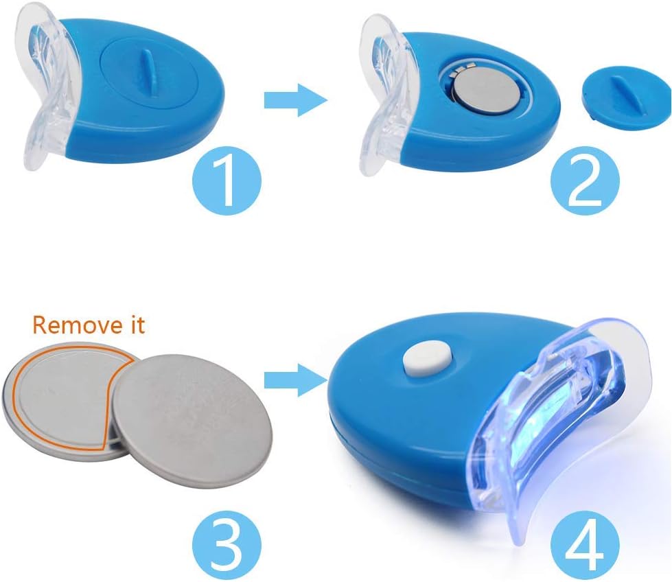 Teeth Whitening Kit,Home Teeth Whitening Kit,Teeth Whiten Gel Kit,White Dental Care Gel Tooth Bleaching Kit,Reusable Dental Whitening Kit,Teeth Whitening to Yellow Teeth and Smoke Marks Black Teeth: Health & Personal Care