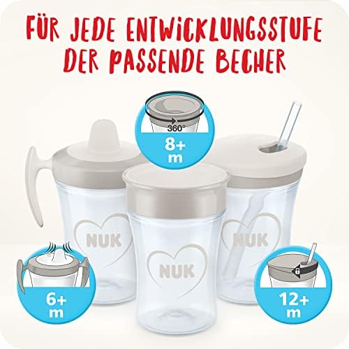 Magic Cup Trinklernbecher | 8+ Monate | 230 ml | auslaufsicherer 360°-Trinkrand | blau | 2 Stück