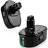 ANTRobut 2Pack 6.5Ah 18V Lithium Battery for Dewalt 18V Battery XRP DC9096 DC9098 DC9099 DW9096 DW9098 DW9095 DC9182 for Dewa