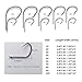 JSHANMEI 100pcs/lot Black Nickle High Carbon Steel Sharp Octopus Fishing Hooks Offset Circle Hooks