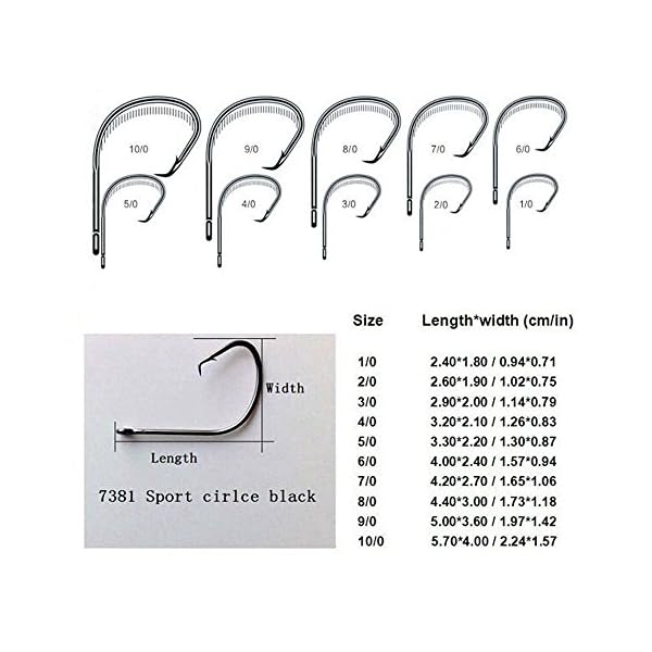 JSHANMEI-100pcslot-Black-Nickle-High-Carbon-Steel-Sharp-Octopus-Fishing-Hooks-Offset-Circle-Hooks