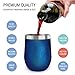 CHILLOUT LIFE 12 oz Stainless Steel Tumbler with Lid & Gift Box - Wine Tumbler Double Wall Vacuum Insulated Travel Tumbler Cup for Coffee, Wine, Cocktails, Ice Cream - Sparkle
