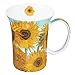 Van Gogh Coffee Mugs in Keepsake Box - Bone China - 11 Ounce Mugs - Set of 4