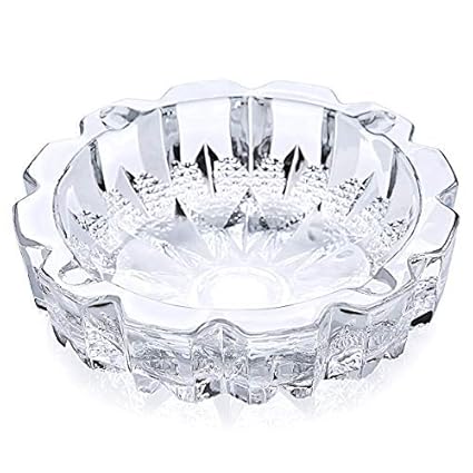 OLRADA Crystal Clear Glass, Home Decor, Cigarette Holder