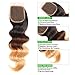 Ombre Brazilian Hair Body Wave 3 Tone Ombre Bundles Human Hair, 3 Ombre Hair Bundles With Closure Ombre Body Wave Ombre Bundles (T1B/4/27,20 22 24+18)