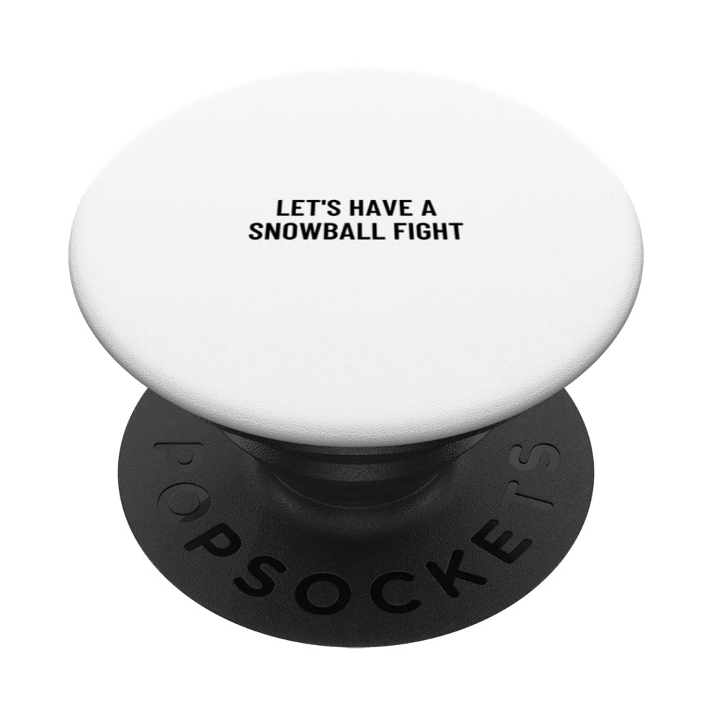Let's have a snowball fight PopSockets Swappable PopGrip