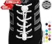 Stout Gears Reflective No Tie Shoelaces Lock System - Elastic Shoe Laces for Sneakers - 1 Pair (White)