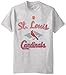 MLB St. Louis Cardinals Men's 58T Tee, Steel Heather, Large