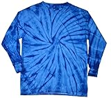 Colortone Tie Dye L/S SM Spider Royal