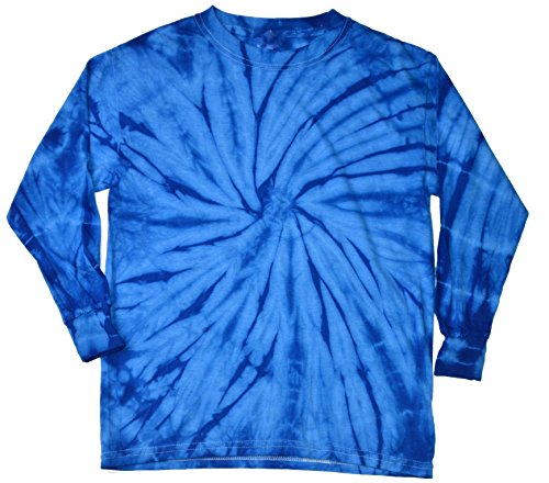 Colortone Tie Dye L/S SM Spider Royal
