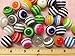 10pc 20mm Assorted Stripes Resin Chunky Beads Bubblegum Beads Necklace Beadin...