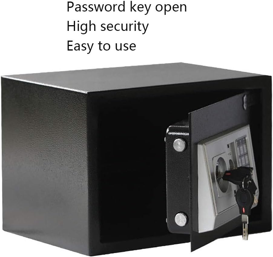 Mgo Safety Safe Digital Safe Electronic Steel Belt Keyboard Fireproof Password Lock Box Can Be Used for Home Office Hotel: Home & Kitchen