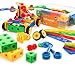 Play22 100Pc Building Blocks for Toddlers Stem Toys - Building Take Apart Toys for Boys and Girls Ages 3 4 5 6 7 8 9 10 - Educational Toys Set with Nice Storage Box