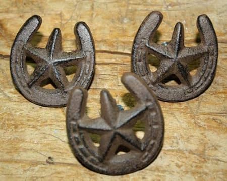 Amazon Com Jumpinglight 6 Antique Style Horseshoe Star Drawer