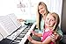 Best Reusable Large Color Piano Key Note Keyboard Stickers for Adults & Children’s, FREE E-BOOK, Great for Beginners Sheet Music Book, Teacher Recommended to Learn to Play Faster