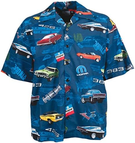 David Carey Plymouth Barracuda Classic Mopar Cars Camp Hawaiian Shirt