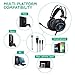 AUKEY Gaming Headset, On-Ear Headphones with Enhanced Bass, Flexible Microphone, Self-Adjusting Headband, and LED Light for PC, PS4, and Xboxthumb 4