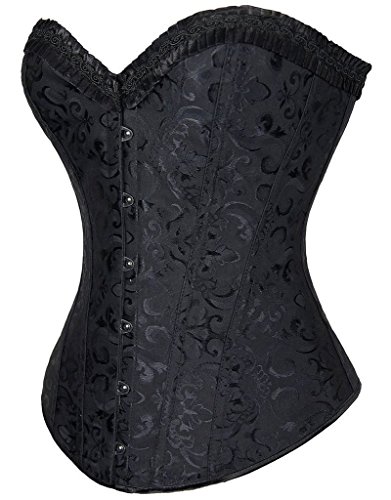 YIANNA-Womens-Spiral-Steel-Boned-Waist-Training-Overbust-Corset-bustier