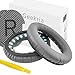 Geekria QuickFit Replacement Ear Pads for Bose QC 45/35/ 35II/35IIGaming/ 25/15, AE 2/2i/2w, SoundTrue, SoundLink AE, QCSE, New QuietComfort Headset Earpads (Silver Grey)